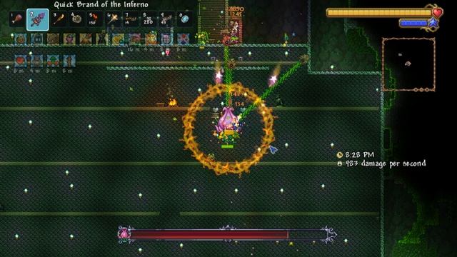 You can Tank Plantera in Terraria 1.4 Master Mode, post Mechanical Bosses смотреть онлайн