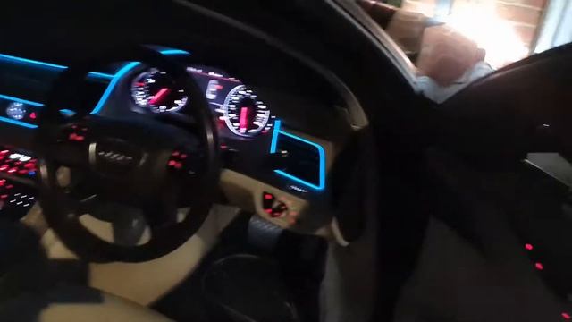 Audi A8 D4 Ambient Lighting Installation