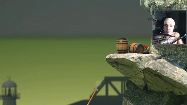 Играю в Getting Over It! У меня попадали волосы из-за этой игры (2 день) смотреть онлайн