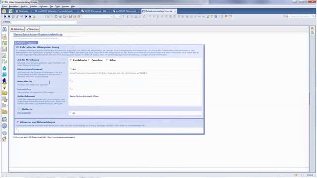 docBASE Reisekostenabrechnung / Fahrtkostenabrechnung für IBM Notes смотреть онлайн