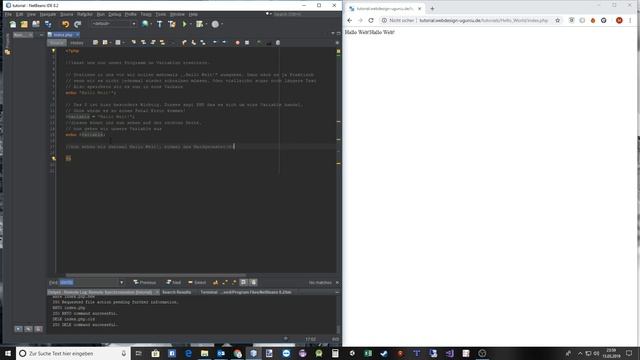 PHP Tutorial#2 Variablen смотреть онлайн