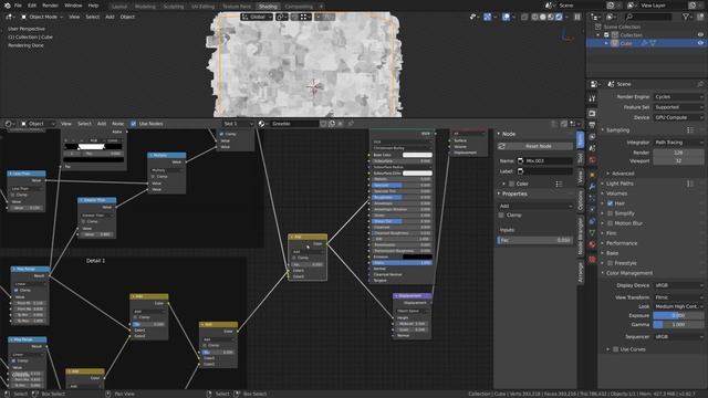 Blender 2.82 Cycles Material: Greeble (#Nodevember2019) смотреть онлайн