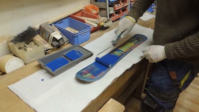 SKI NEU Lackieren / Покраска старых лыж смотреть онлайн