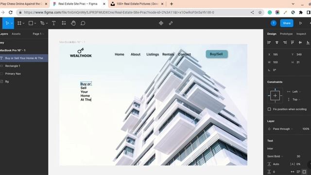 Designing a real estate website hero section in Figma | South African UX/UI Designer смотреть онлайн