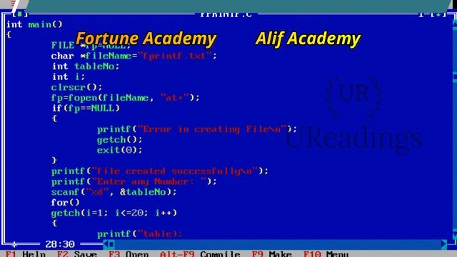 File Handling Using fprintf() || File handling in C programming || Part 06 смотреть онлайн