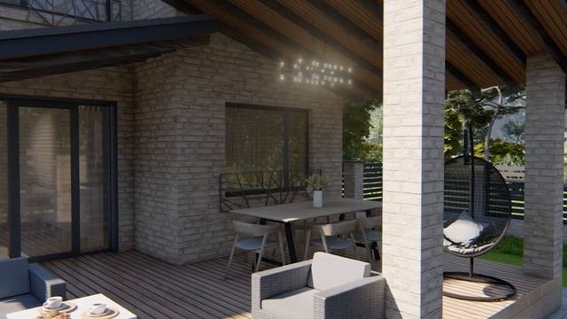 Узкий и грамотно зонированный дом для большой семьи смотреть онлайн