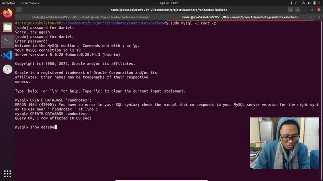 Randnote Development session - Setting up the Database and python scripting смотреть онлайн