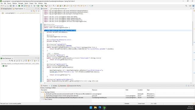 Solución (FIX): Sonar - Java: The value of the field xxxx is not used смотреть онлайн