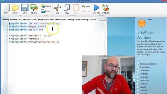 15b Drawing a Line - Solution смотреть онлайн