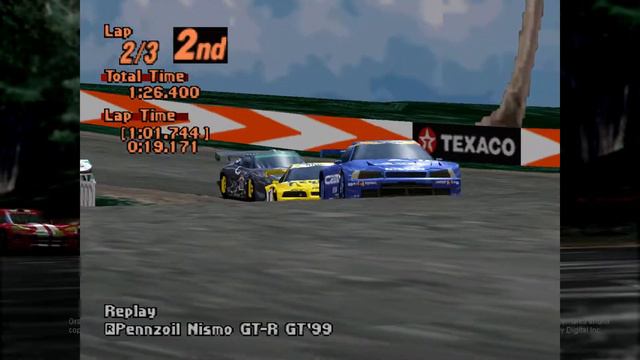 Gran Turismo 2 Plus Custom Race: Pennzoil Nismo GT-R | Tahiti Road смотреть онлайн