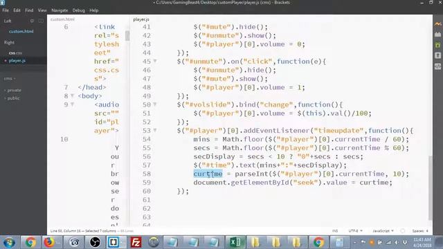 Intermediate Scripting - Custom MP3 Player - Part 4 смотреть онлайн