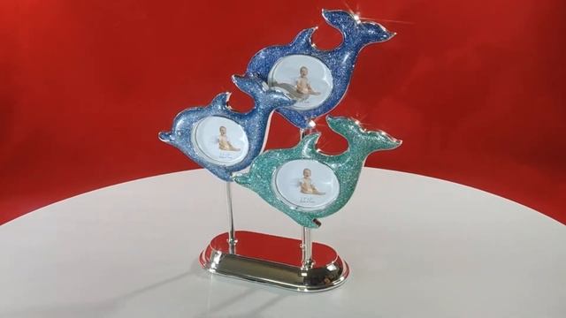 Фоторамка Platinum PF10317, дельфины, 3 фото 6*5 см. Обзор. смотреть онлайн