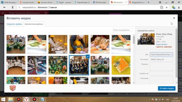 Как добавит, редактировать страницы в elementor Wordpress смотреть онлайн