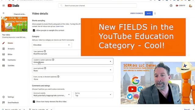 YouTube Education Category Optimization | SEO Tip смотреть онлайн