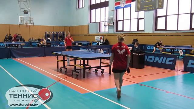 Кунац М.(Гродно) - Колосова С.(Гомель) Кубок РБ 2014 по настольному теннису смотреть онлайн