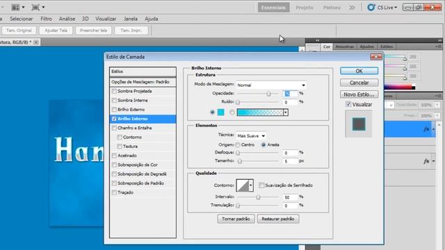 Vídeo Aula de PhotoShop CS.5 Texto: Efeito Cromado (HD) смотреть онлайн