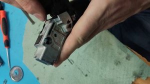 Сборка замка зажигания Peugeot, после ремонта