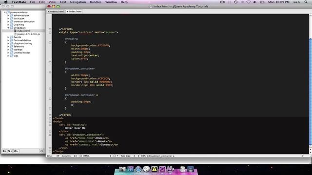 jQuery Basics 4: Simple Dropdown смотреть онлайн