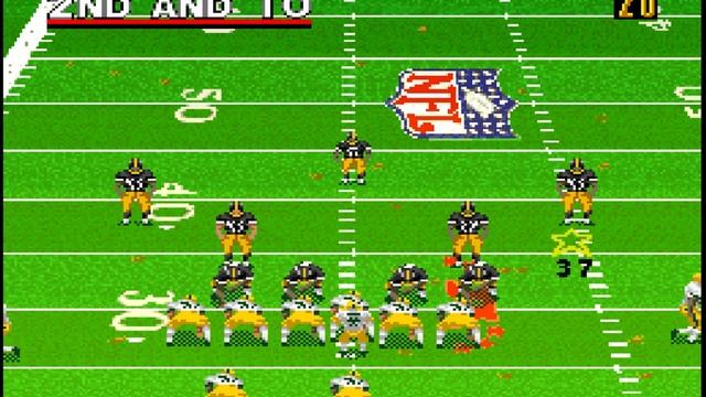 Madden '98 SNES Steelers vs Packers смотреть онлайн