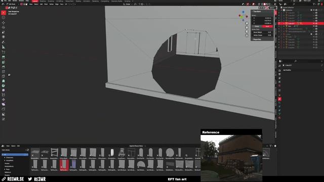 Blender → Making of the building near Lexos Dealership on Streets of Tarkov смотреть онлайн