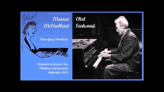 Clint Eastwood playing piano - rare recordings - 2 piano blues смотреть онлайн