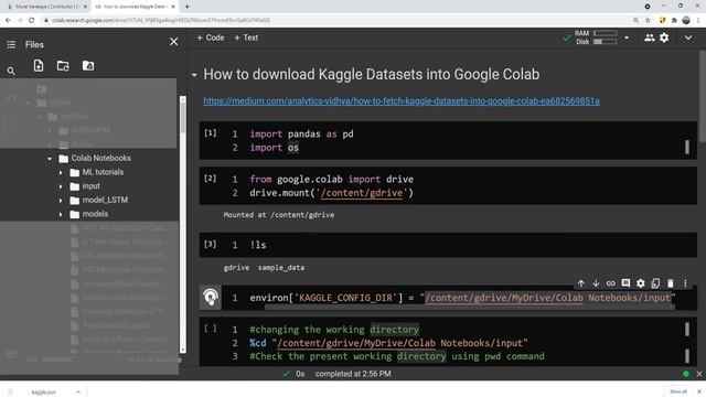 Kaggle da bulunan Verisetini Colab ortamına nasıl indirirsiniz? смотреть онлайн