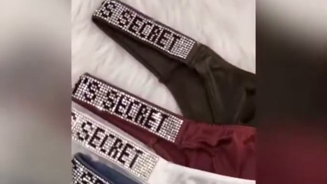 Victoria’s Secret трусы со стразами смотреть онлайн