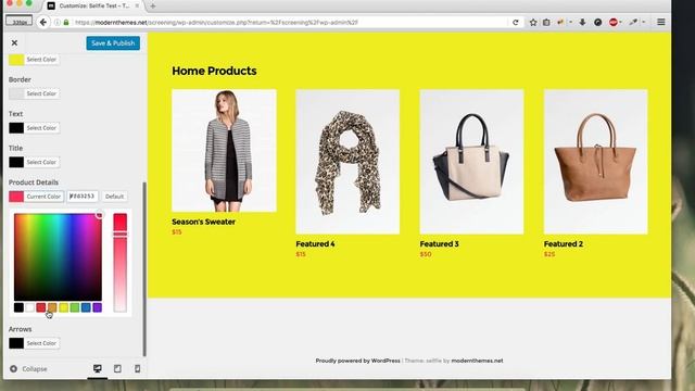 Sellfie - Home Products Slider смотреть онлайн