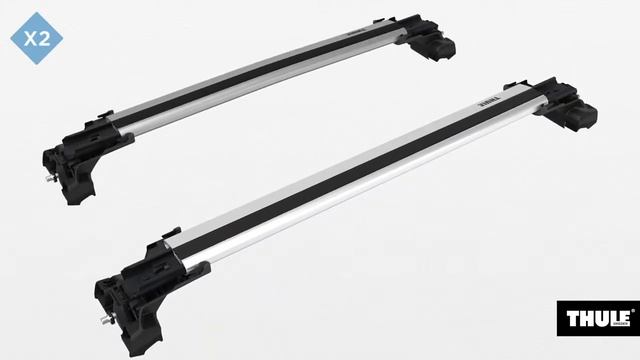 Инструкция по установке багажной системы Thule Edge Flush Rail 7206 смотреть онлайн