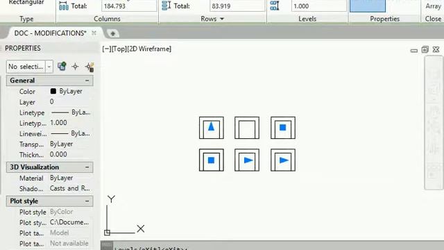 Autocad Copies et reseaux смотреть онлайн