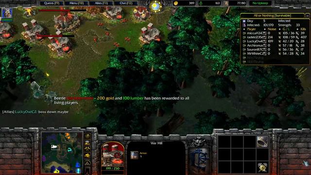 Warcraft 3: Reforged | #249 | All or Nothing - Unikátní zombie defense смотреть онлайн