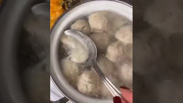Суп с фрикадельками ??