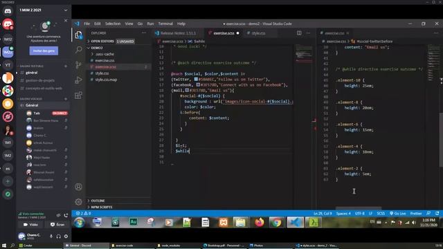 Sass : @each and @while Directives, Mixins + Découverte de Bootstrap смотреть онлайн