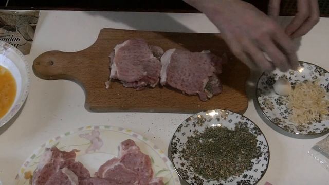 Королевские отбивные в кунжуте / Royal chops in sesame . смотреть онлайн