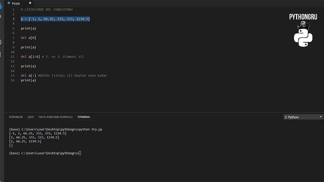 #PYTHON 90 GÜNDE OGREN - SOZLUKLER VE ISLEMLER -PYTHON DERSLERİ-19- смотреть онлайн