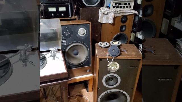 CELESTION DITTON 442 & LUXMAN 272 DD & REALISTIC 65 RECEIVER U.S.A GERMANIO 