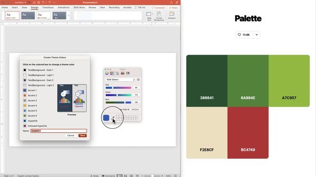 Create a Custom Color Scheme in Powerpoint for Mac (2023) смотреть онлайн