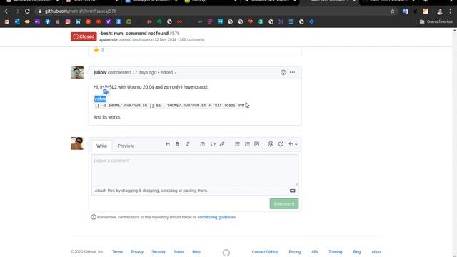 NVM nvm: command not found ao reiniciar o Terminal (Ubuntu 20.04) смотреть онлайн