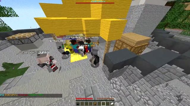 #Прятки Играем В прятки блоками с друзьями, на End.Craft| смотреть онлайн