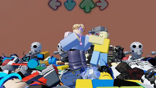 ROBLOX Friday Night Funkin' - V.S. Monika - Monika & Senpai anims смотреть онлайн