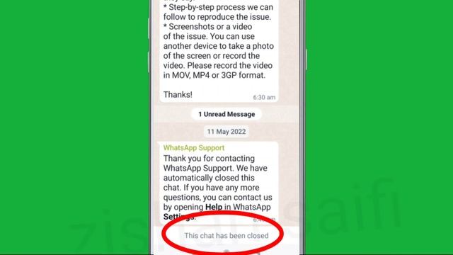 WhatsApp Fix This Chat has been closed Problem in WhatsApp смотреть онлайн