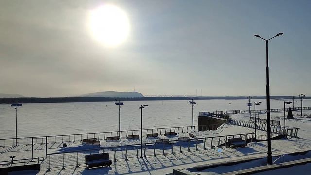 21.12.2023 Утро набережная река Амур Комсомольск-на-Амуре#4(3) смотреть онлайн