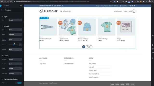 Flatsome Ajax Pagination, Customize slider with 2 rows смотреть онлайн