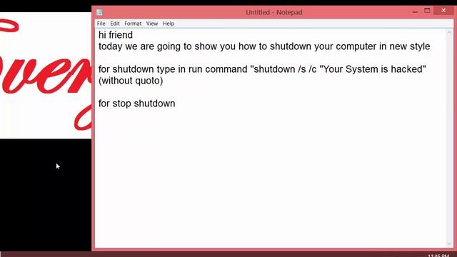 How to shutdown your computer by hack in windows(xp,7, 8 and 10) смотреть онлайн