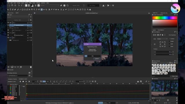 KRITA 5.0 Beta Tutorial - Camera Movement смотреть онлайн