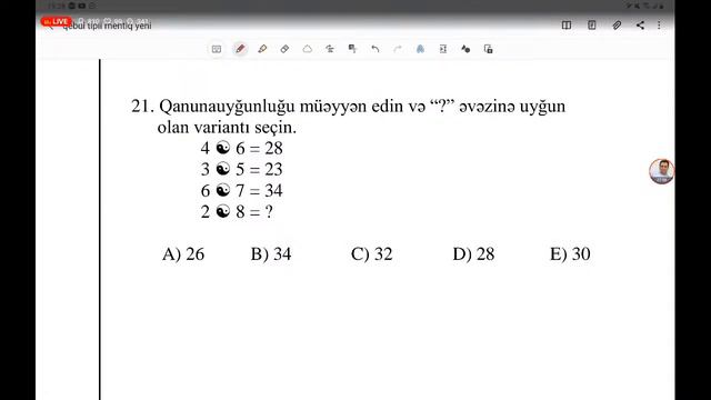 🔴 Canlı Dərs-5: Məntiqdən Qızıl Qaydalar смотреть онлайн