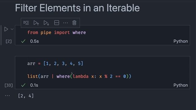 Pipe: A Cleaner Alternative to Map and Filter in Python смотреть онлайн