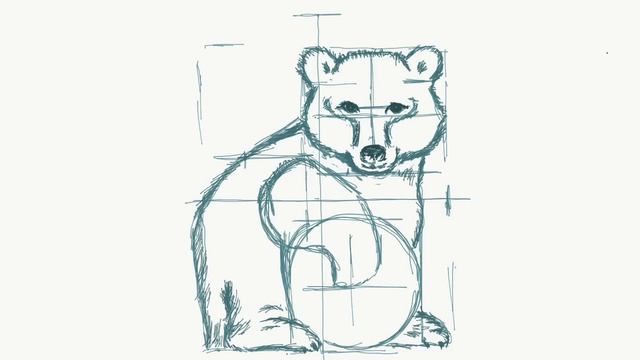 Белый медвежонок  Рисование карандашом поэтапно  #howtodraw A BearStep By Step Drawing