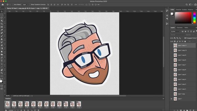 How To Make GIF Stickers For Instagram, Snapchat & TikTok Using Photoshop смотреть онлайн
