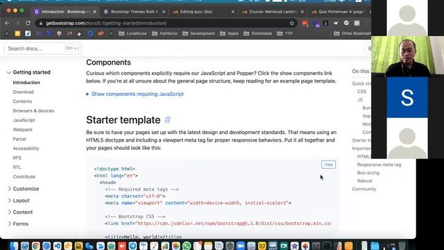 Framework Bootstrap Kelas A смотреть онлайн